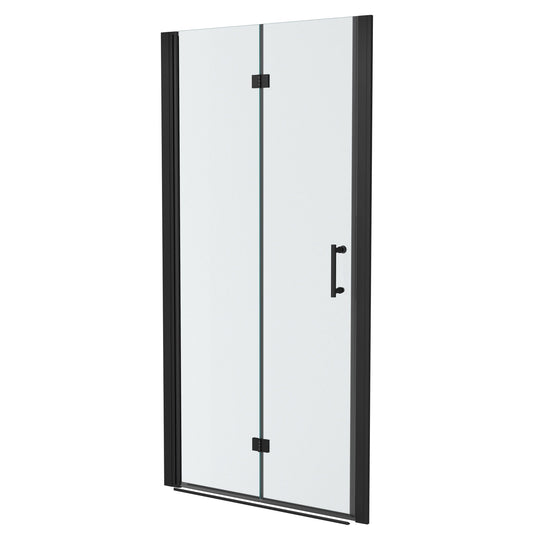 Fold Frameless Shower Door With Tempered Glass Daily Nest
