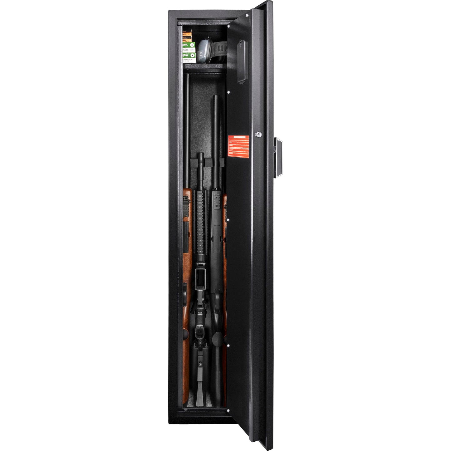 1.83 Cu Ft Biometric Keypad Rifle Safe - Black Daily Nest
