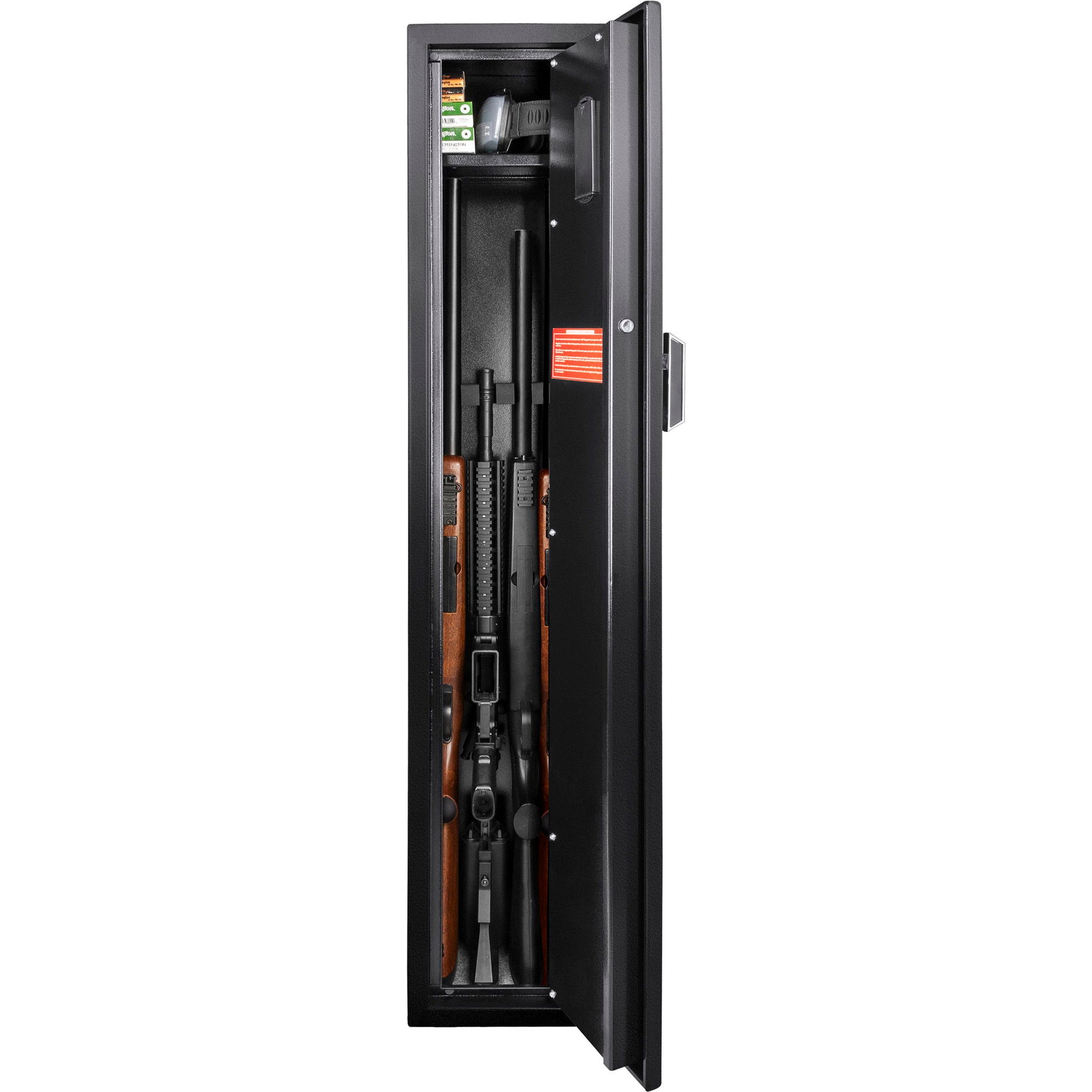 1.83 Cu Ft Biometric Keypad Rifle Safe - Black Daily Nest
