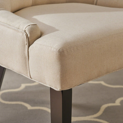 Cheney - Contemporary Dining Chair Tufted Upholstery (Set of 2) Noble House