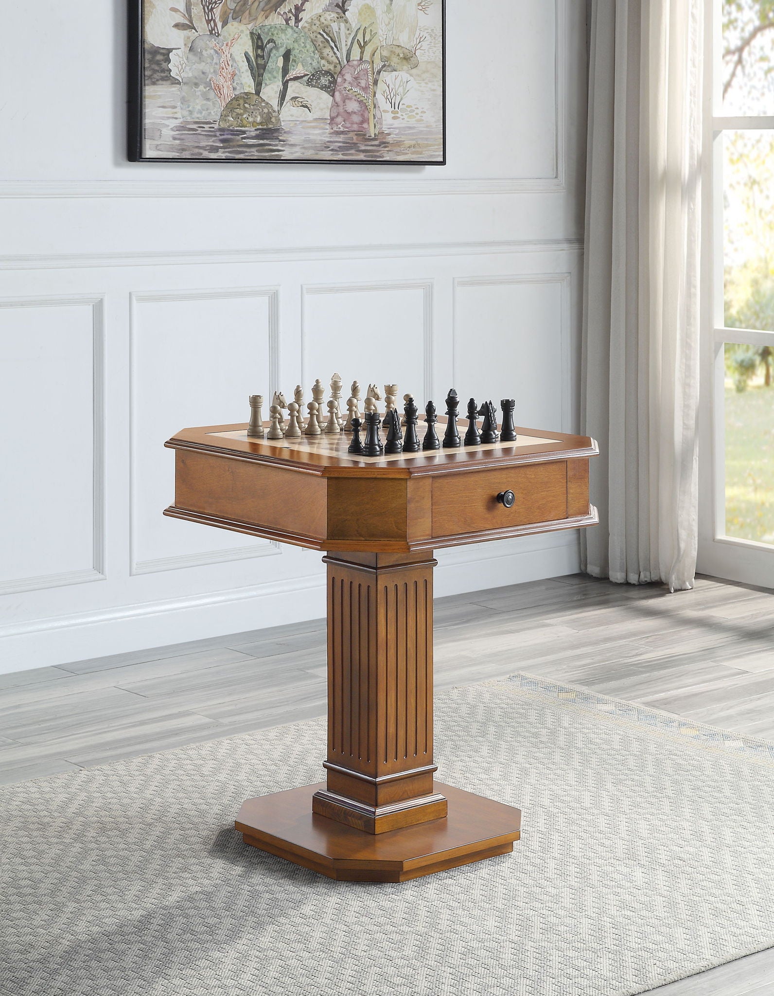 Galini - Game Table - Walnut Acme