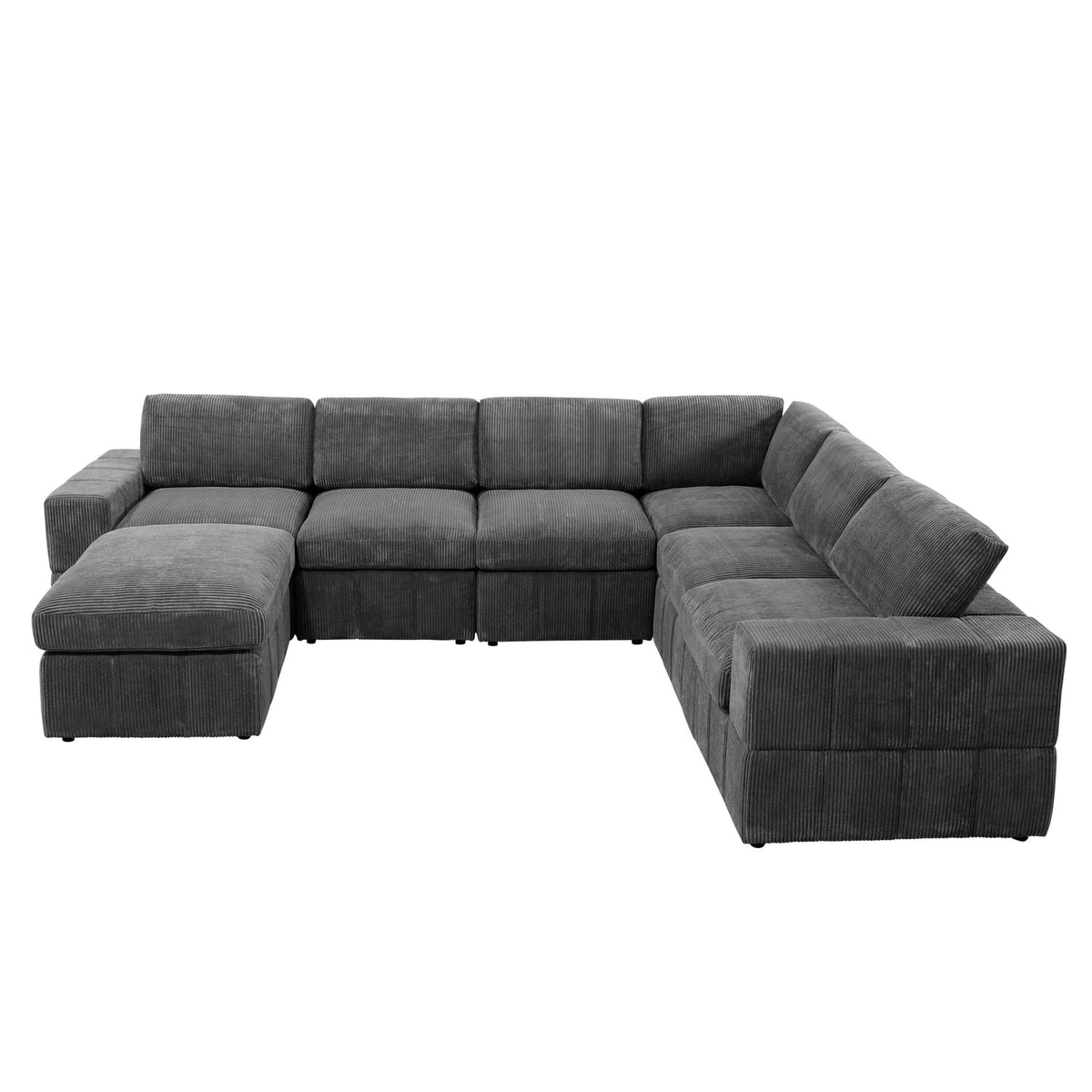 Modular Sectional Sofa, Reversible Set Home Essentials