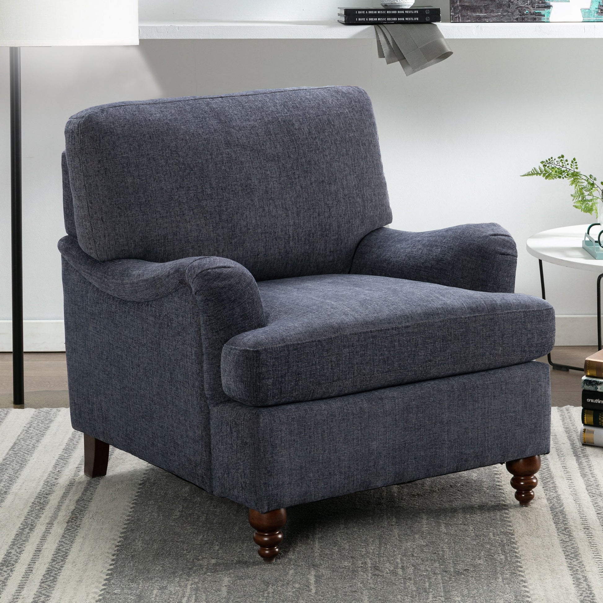 Candor - Arm Chair With English Roll Arms Home Essentials