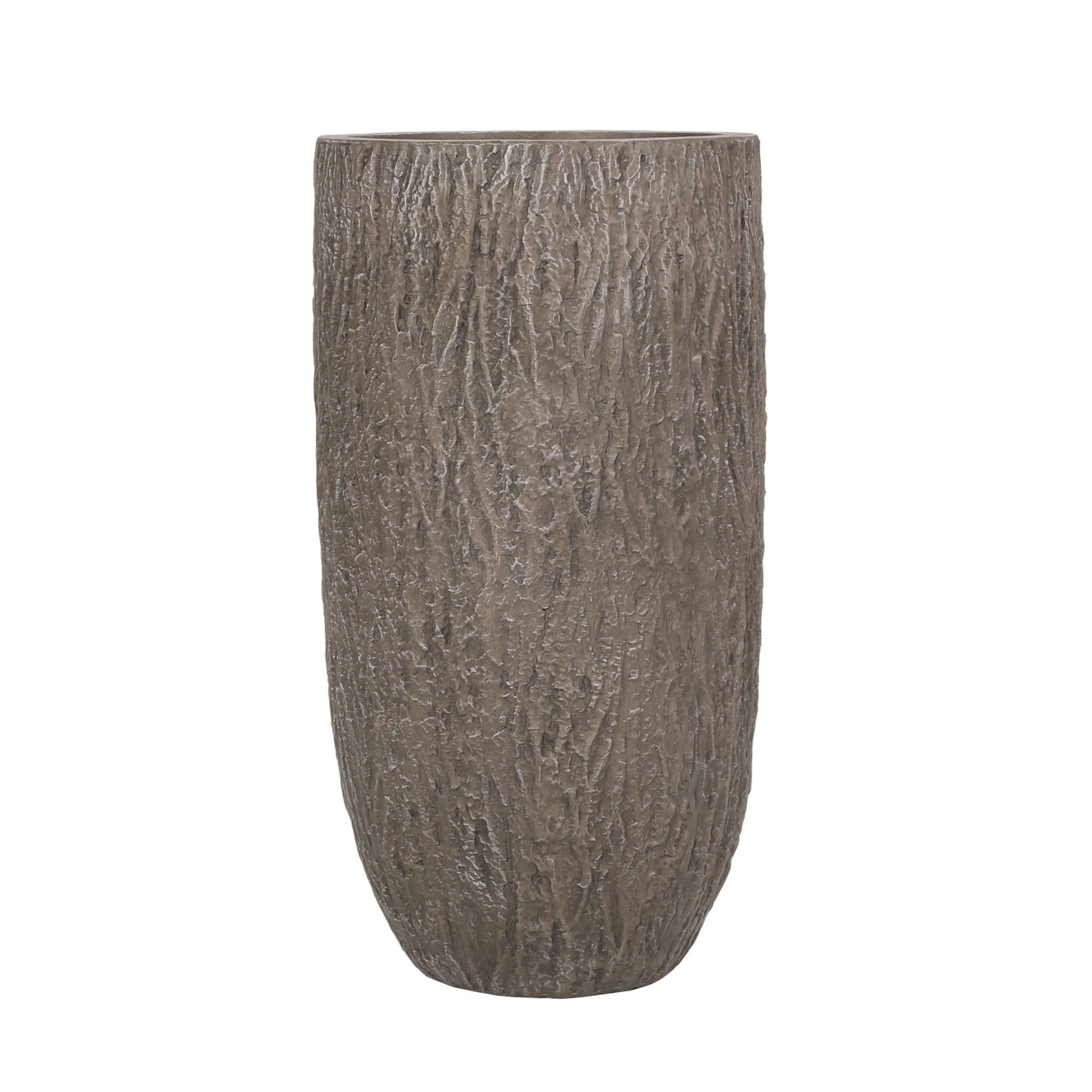 Magnesium Oxide Planter For Outdoor Use - Natural Wood Noble House