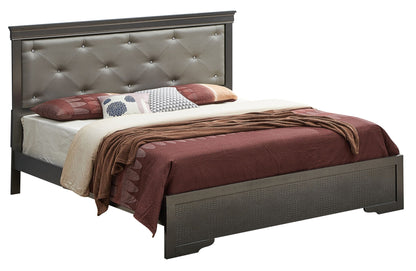 Chic Elegantly Designed Transitional Bed Glory Furniture