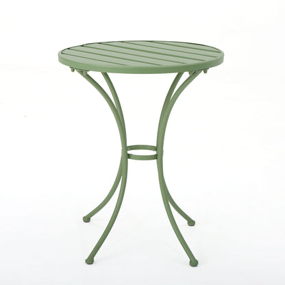 3 Piece Bistro Set With Table And 2 Chairs - Green Noble House