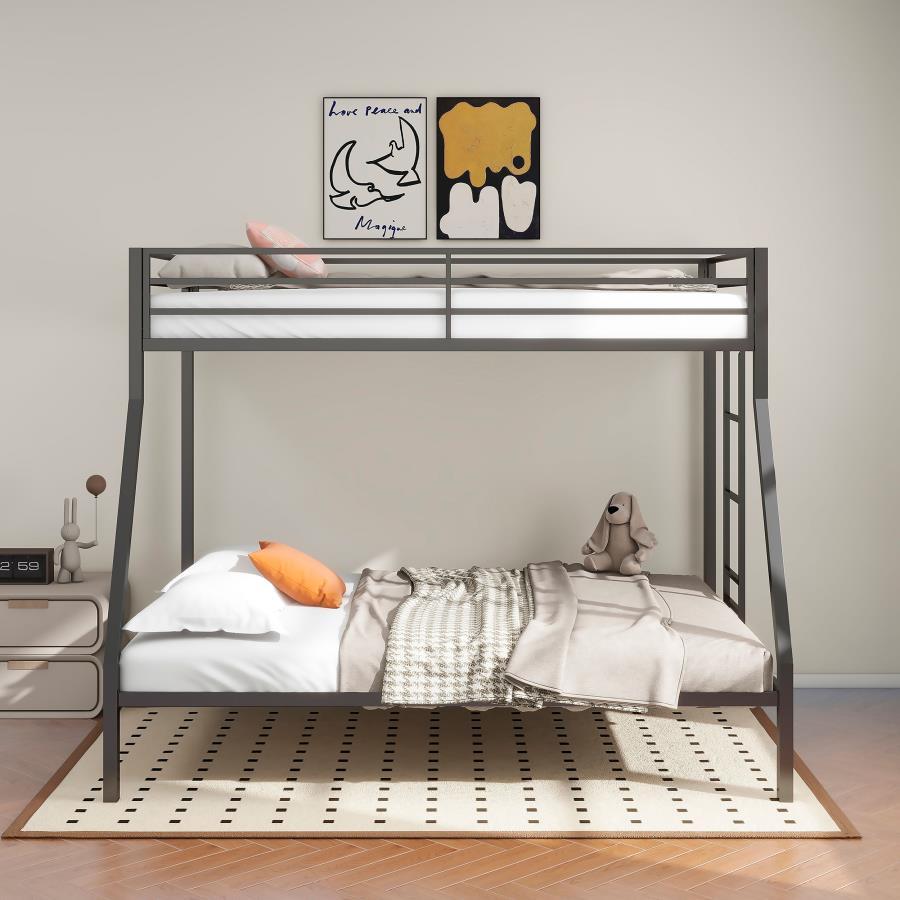 Alevera - Metal Bunk Bed With Ladder Coaster Fine Furniture