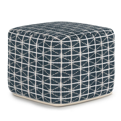 Noreen - Upholstered Square Pouf Simpli-Home