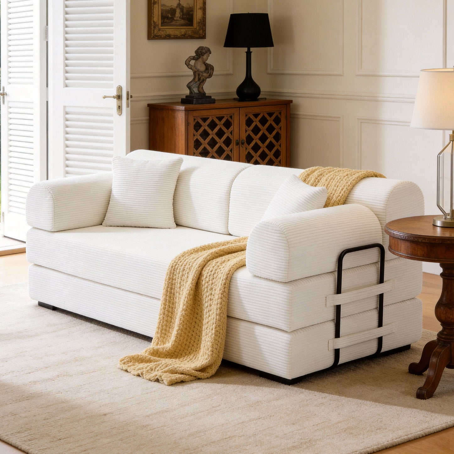 Convertible Sleeper Sofa Bed, Floor Lounge Couch For Living Room Home Essentials