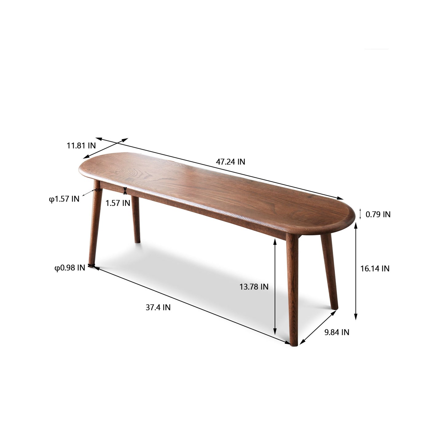 Dining Bench, Table Bench For Living Room Home Essentials