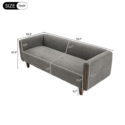 Modern 3 Seater Sofa Noble House