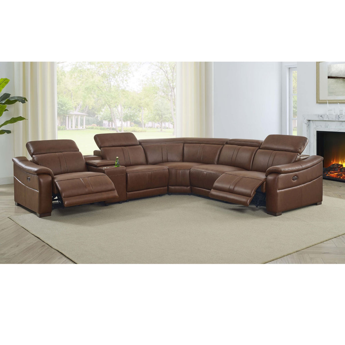 Modular Sectional & Recliner Seat And Adjustable Headrest Home Essentials