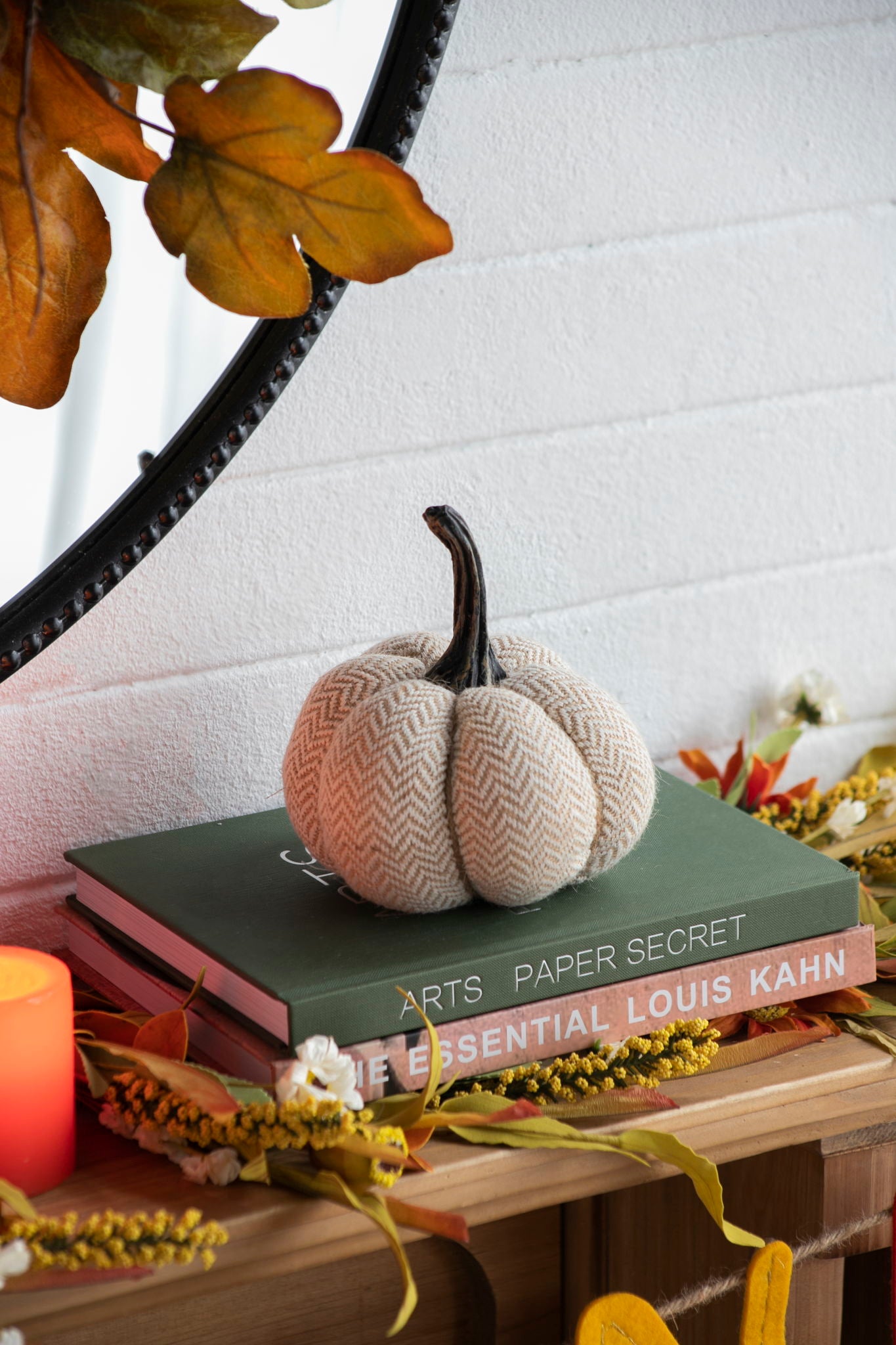Weighted Pumpkin Ornament Decor For Holiday Harvest Festival Fall Festival & Thanksgiving Daily Nest