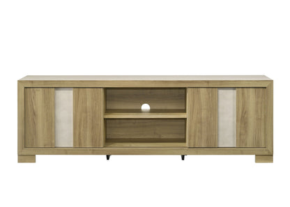 Rangley - TV Stand - Driftwood Crown Mark