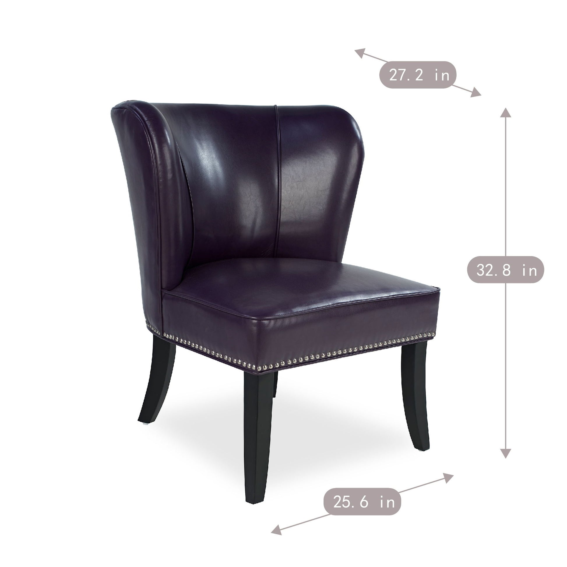 Accent Chair For Living Room - Purple Home Essentials