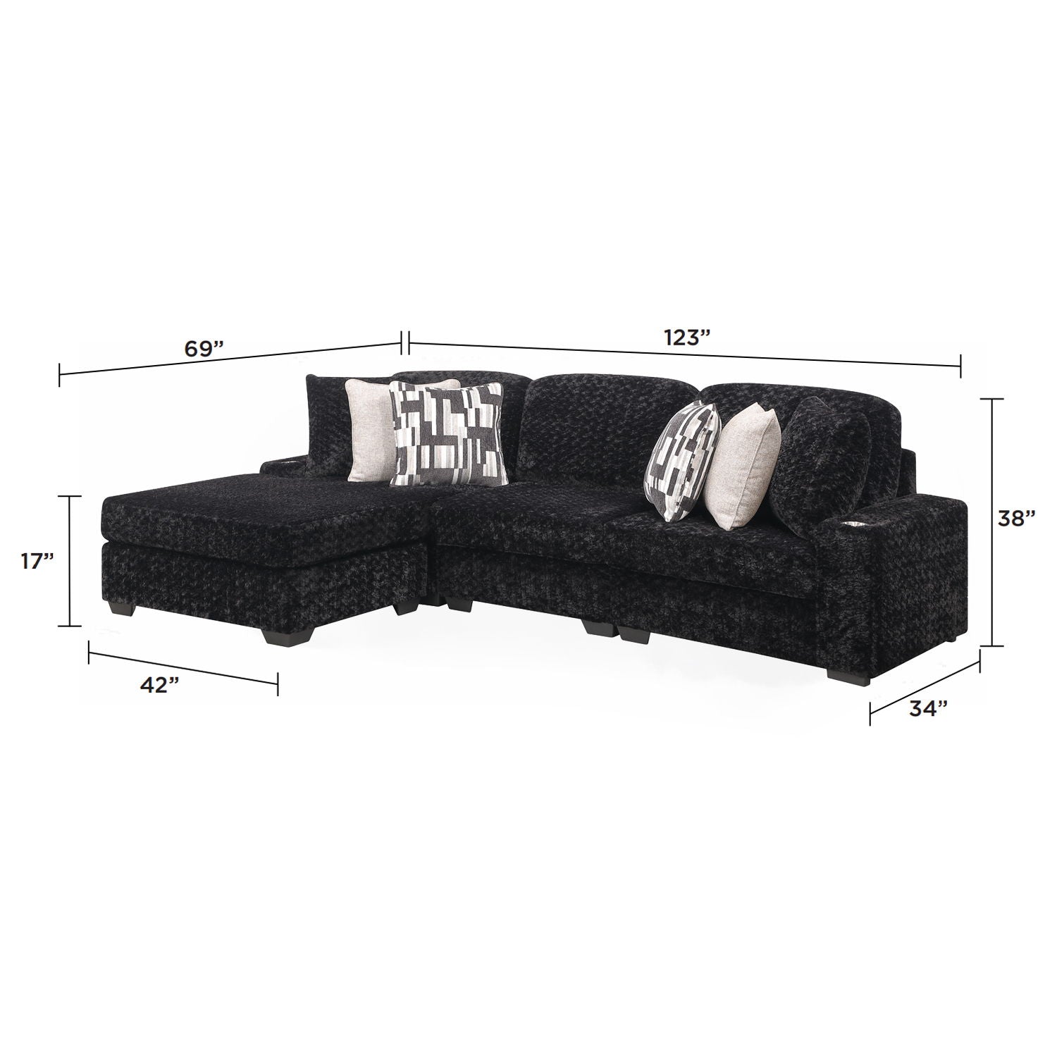 Magnum - Modern Sectional Sofa Matrix Furniture Group