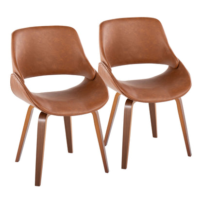 Fabrico - Mid Century Modern Style Dining Chair (Set of 2) Lumi Source