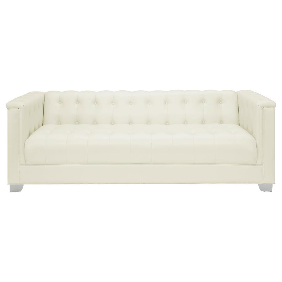Chaviano - Upholstered Track Arm Sofa Set CoasterElevations