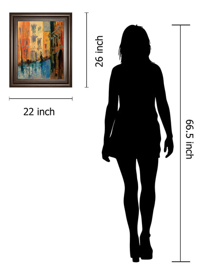 Venice I By Anne Farrall Doyle - Framed Print Wall Art - Light Brown