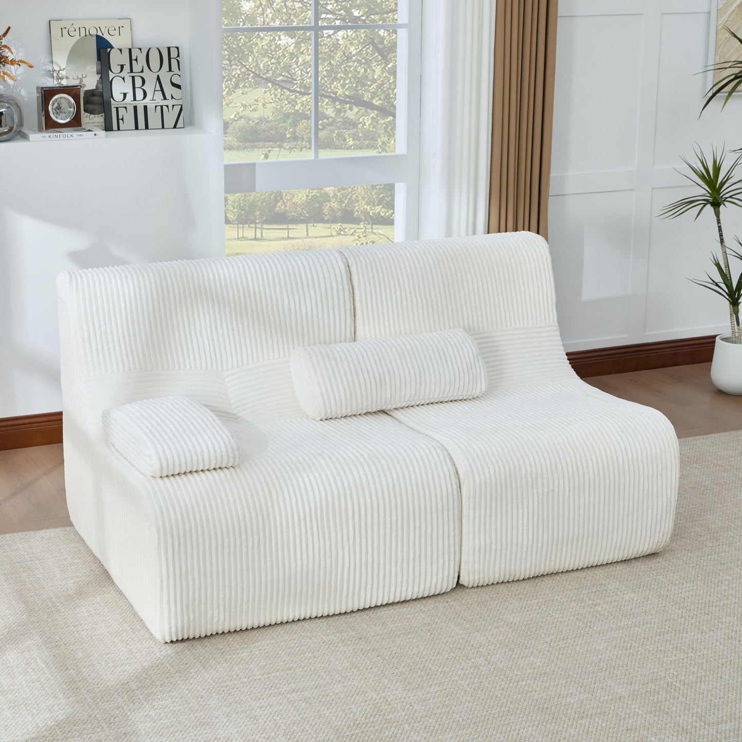 Modern Sectional Loveseat With Ergonomic Design Hearth and Haven
