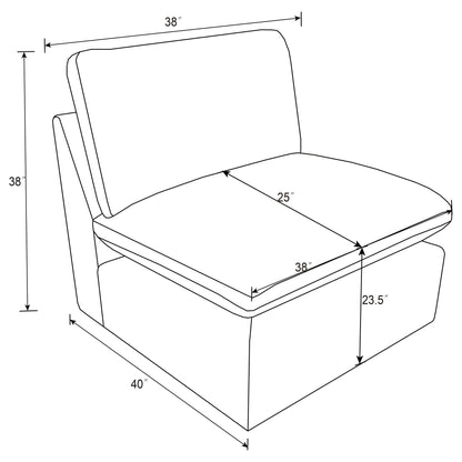 Hollander - Armless Chair Furniture Max