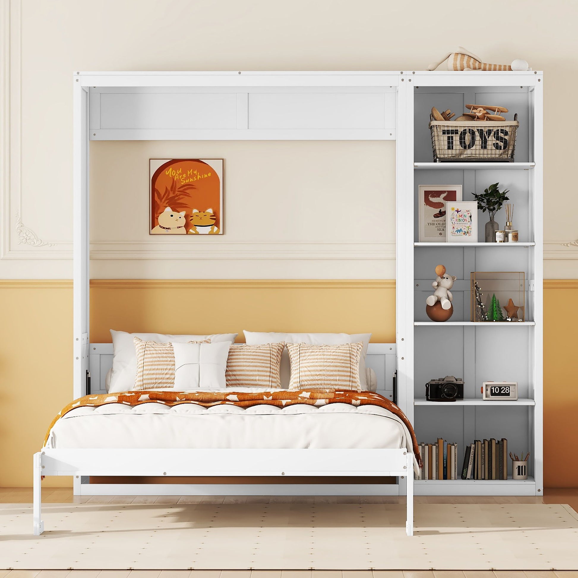 Murphy Wall Bed With Shelves DreamHaus