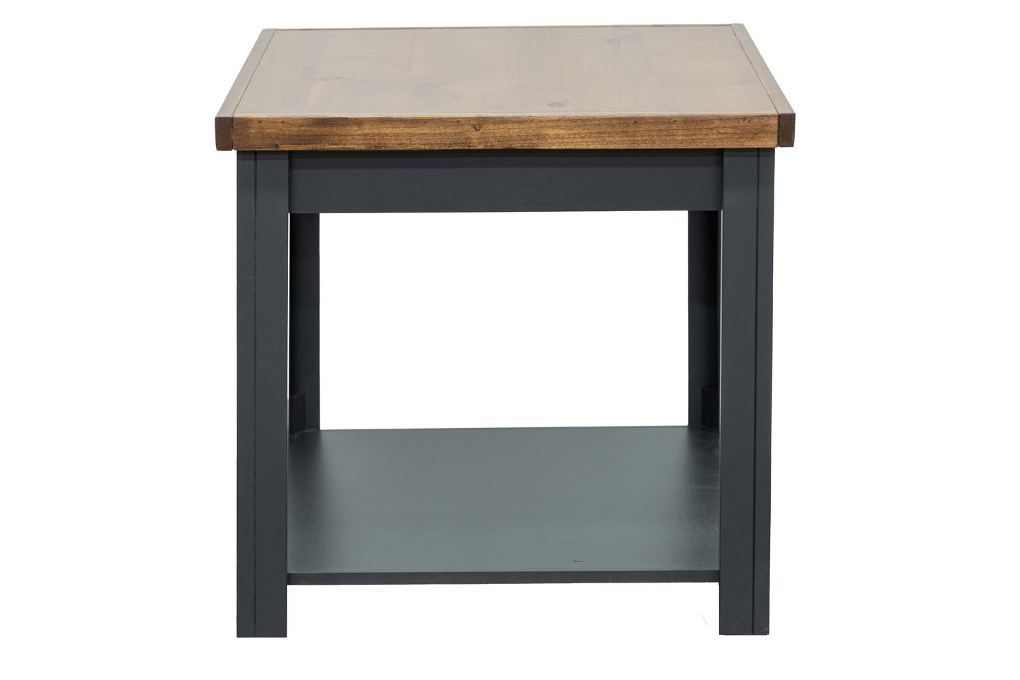 Essex - Side Table - Black, Whiskey