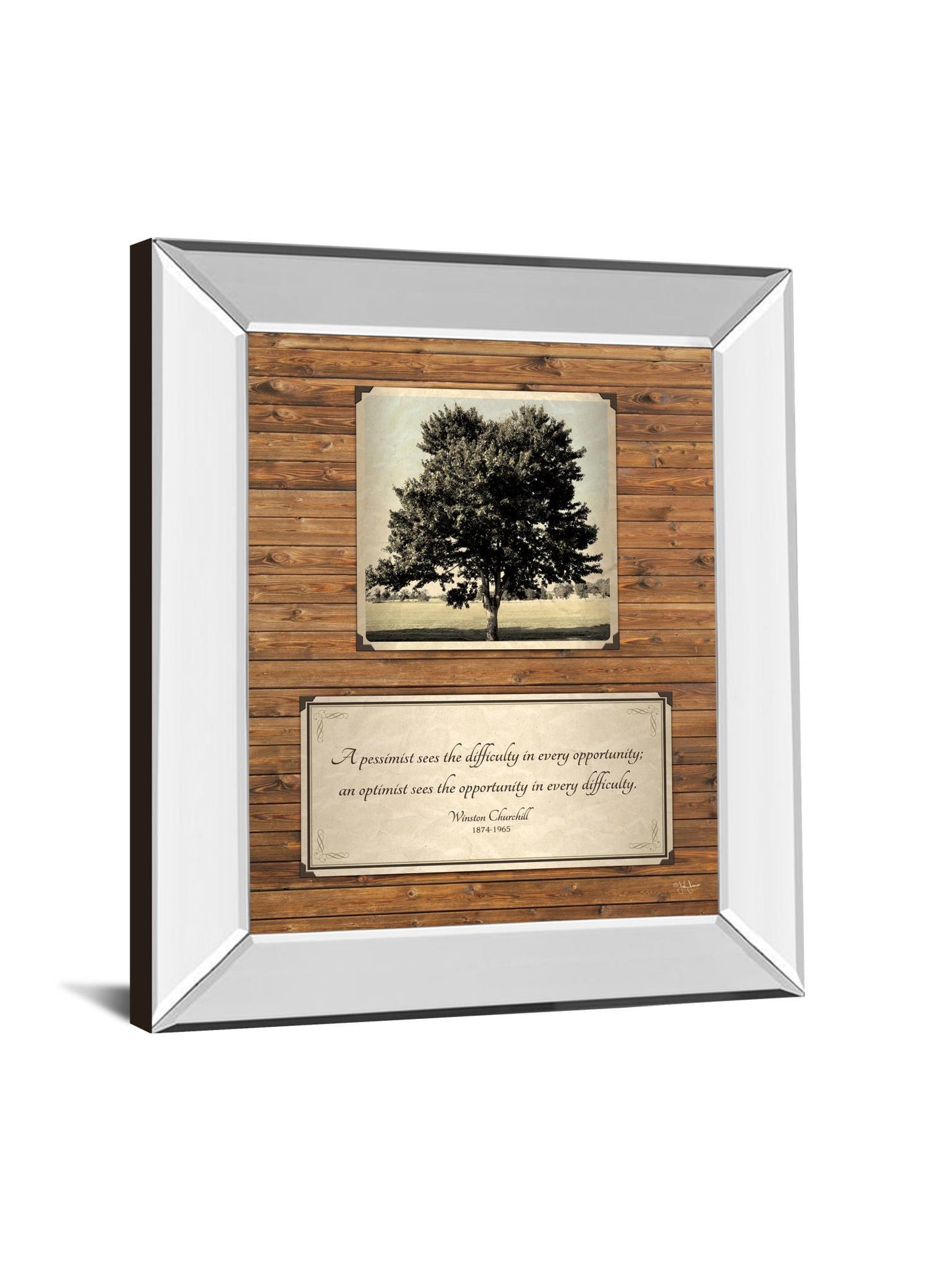 Opportunity By John Jones - Framed Print Wall Art - Dark Brown