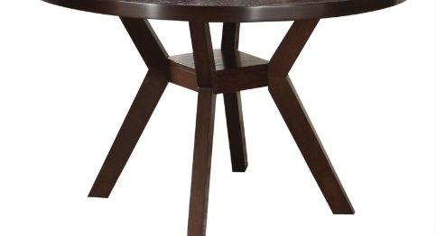Drake - 5 Pieces Dining Room Set - Espresso / Gray Acme