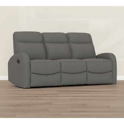 Manual Reclining Sofa With Dual Independent Recliners Emerald Home