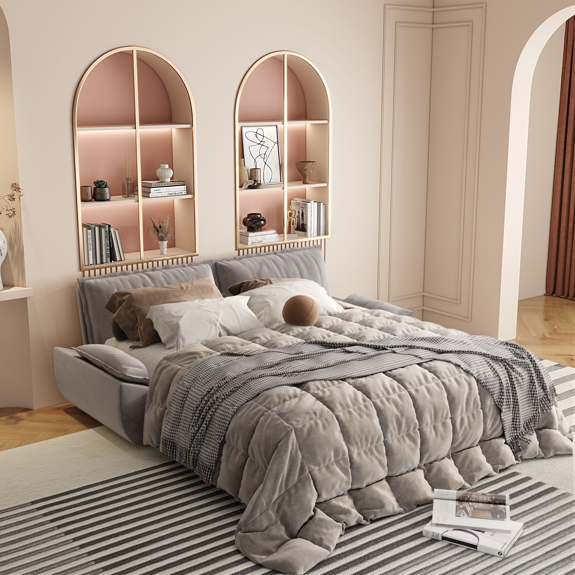 Queen Pull Out Bed, 3 In 1 Convertible Sleeper Sofa Home Essentials