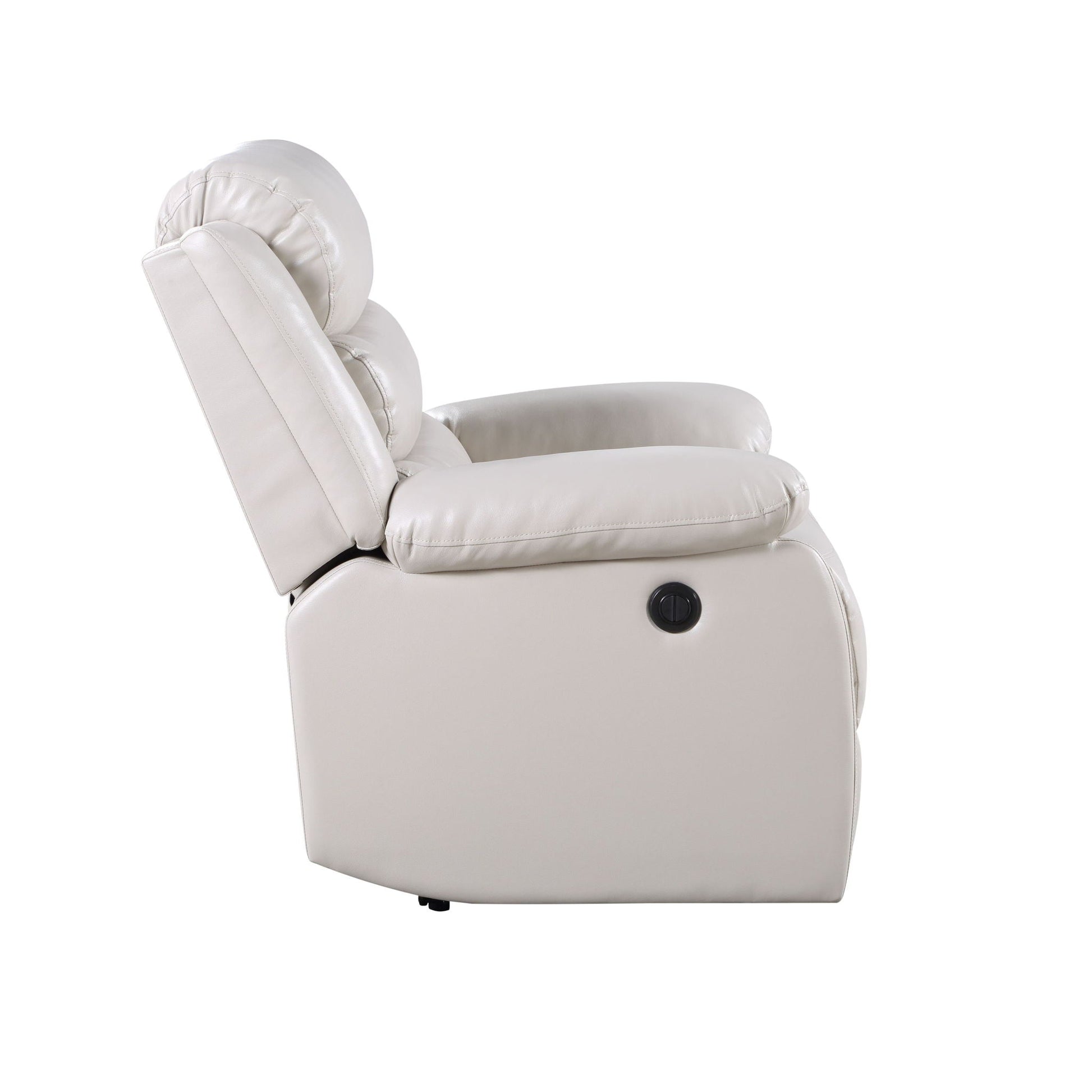 Eilbra - Synthetic Leather Power Motion Recliner - Beige Acme