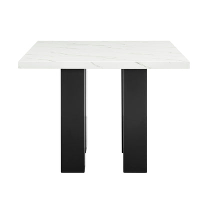 Parkside - Counter Height Table - White / Black Crown Mark
