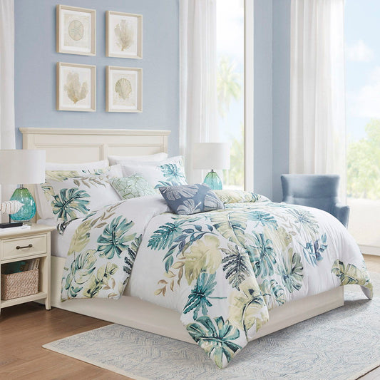 Lorelai - Printed 5 Piece Duvet Cover Set - Multi Harbor House