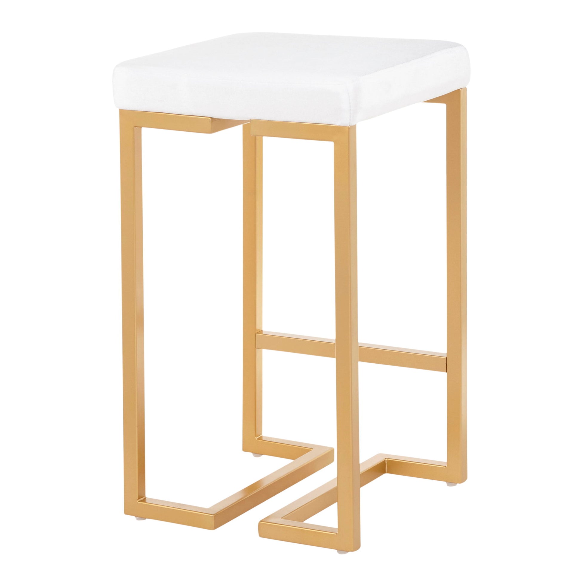 Midas - Contemporary / Glam Counter Stool (Set of 2) Lumi Source