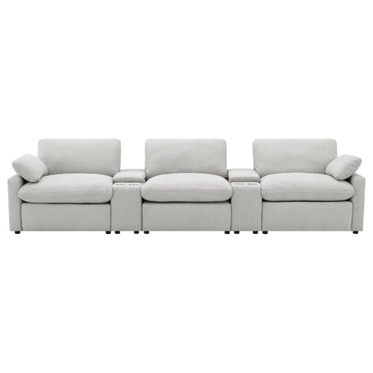 Hollander - Modular Power Reclining Sectional Sofa Furniture Max