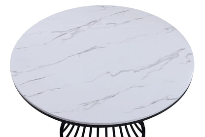 Hadley - 3-Piece Cocktail Table Set - White / Black Crown Mark