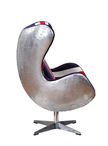 Brancaster - Pattern Accent Chair With Swivel - Multi Acme