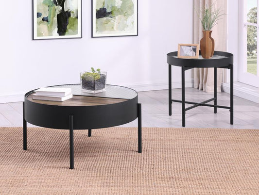 Ozella - Round Coffee Table Set Coaster Fine Furniture