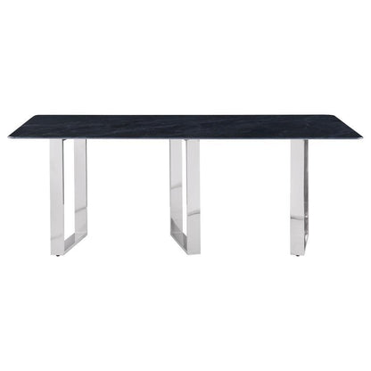 Desden - Rectangular Sintered Stone Dining Table - Gray Coaster Fine Furniture