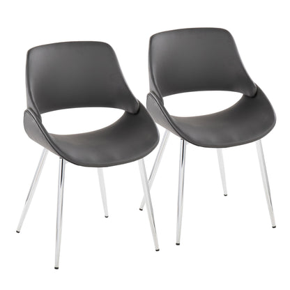 Fabrico - Mid Century / Modern Dining Chair (Set of 2) Lumi Source