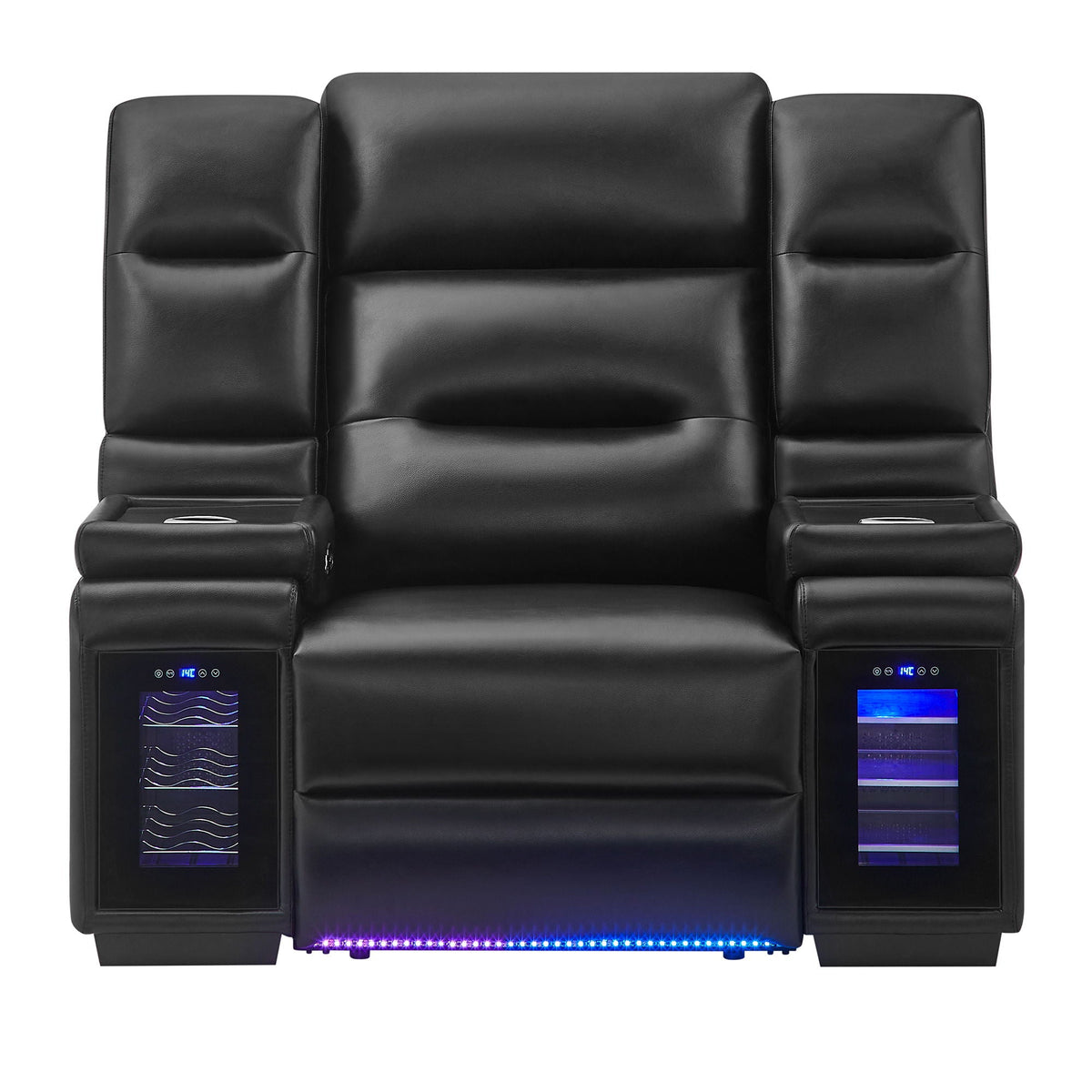 Sinai - Power Recliner With Dual Adjustment - Black Global Furniture USA