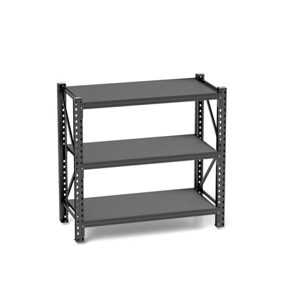 3 Tier Industrial Shelving Rack Daily Nest
