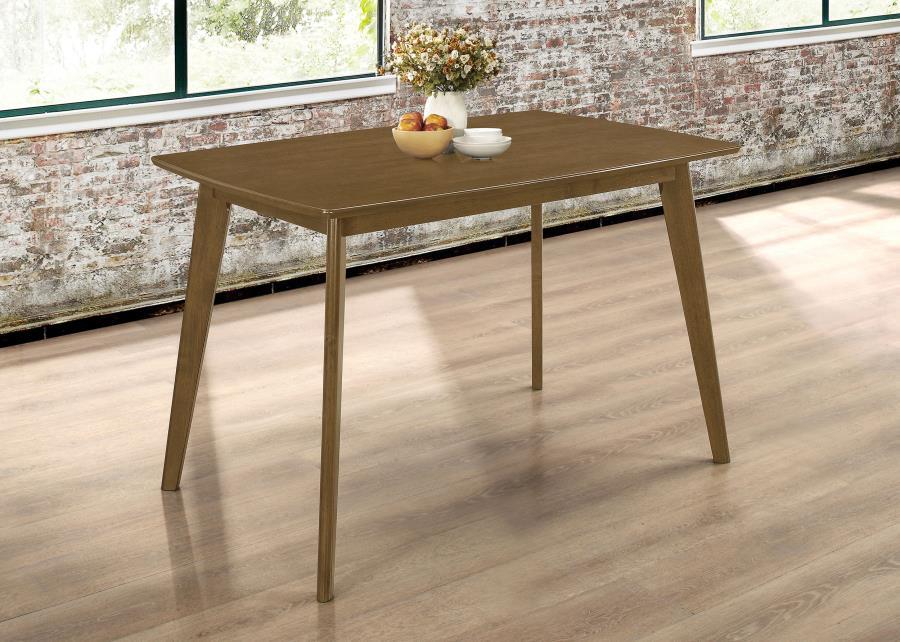 Kersey - Rectangular Wood Dining Table - Chestnut CoasterEveryday