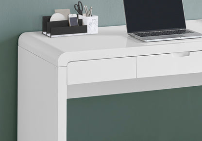 Computer Desk For Home Office, Storage Drawers, Contemporary & Modern - White 8th Street