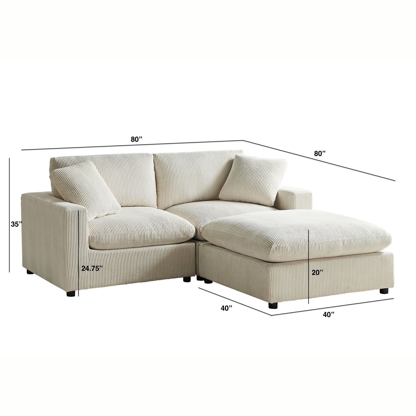 Chelsea - Modular Sectional Home Essentials