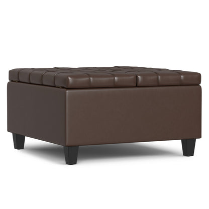 Harrison - Large Coffee Table Storage Ottoman Simpli-Home
