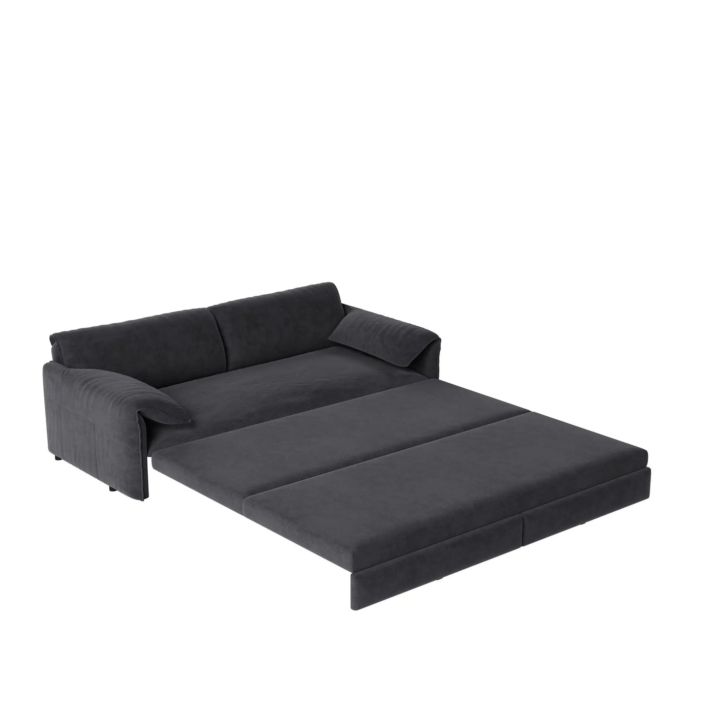 Queen Pull Out Sofa Bed, 3 In 1 Convertible Sleeper Sofa With Side Storage Home Essentials