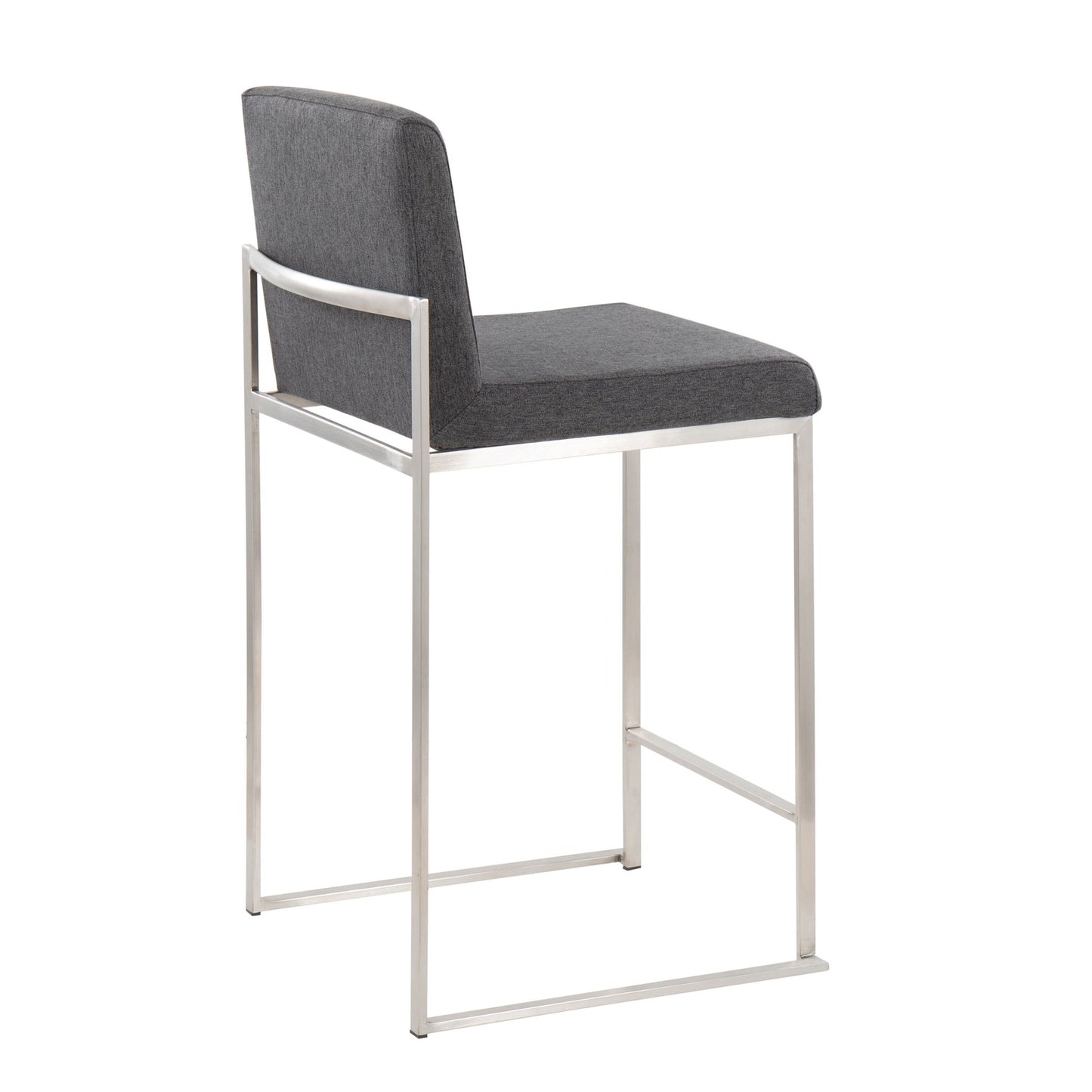 Fuji - Contemporary High Back Counter Stool, Functional Design Lumi Source
