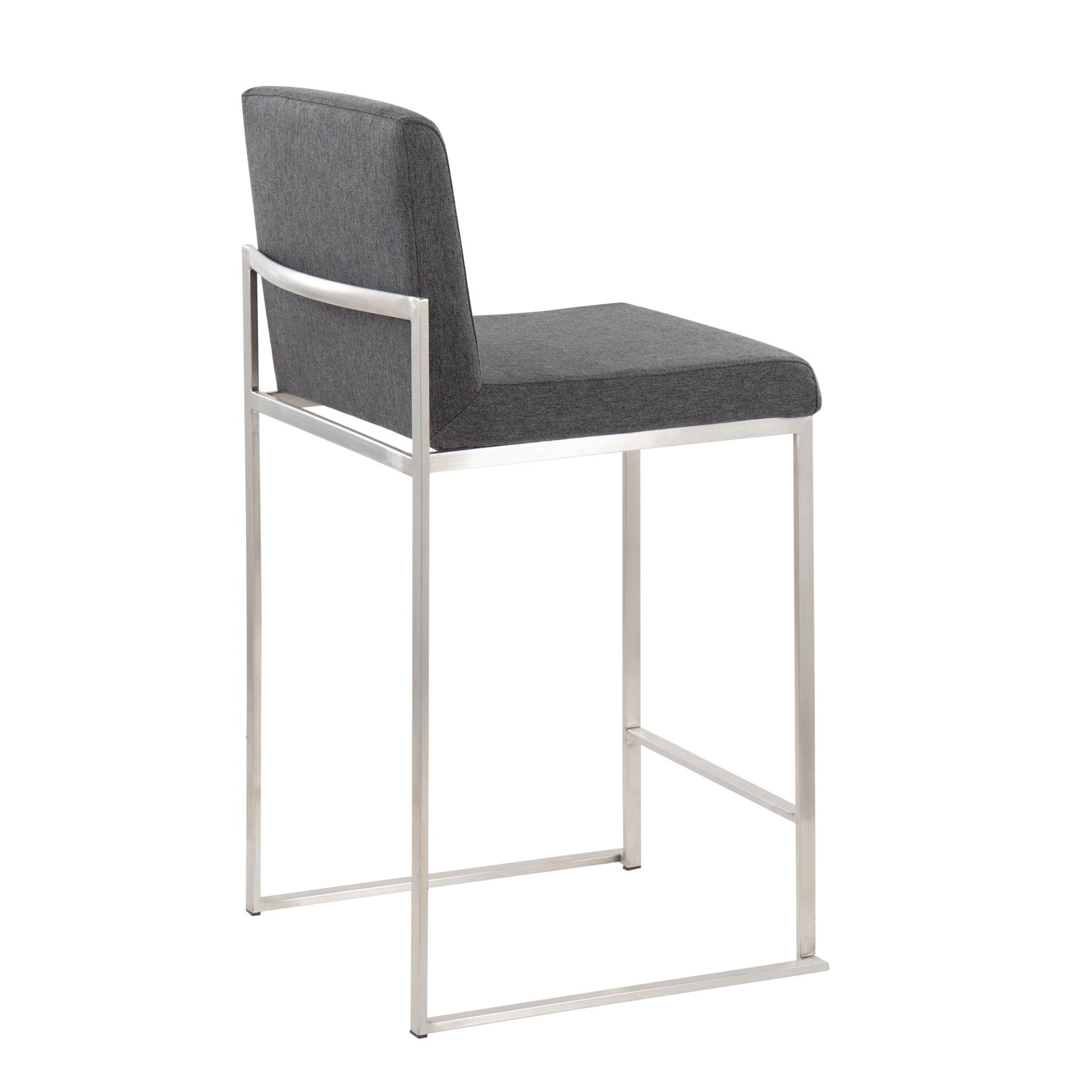 Fuji - Contemporary High Back Counter Stool, Functional Design Lumi Source